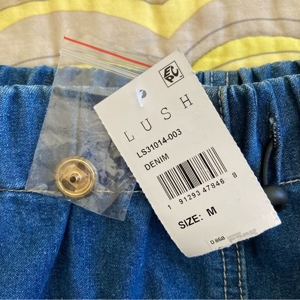 Lush Blue Denim Skirt | NWT - Picture 5 of 6